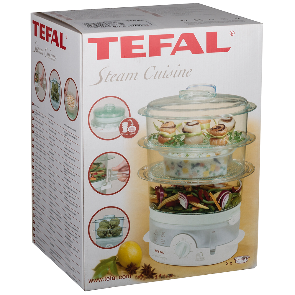 Пароварка TEFAL VC 1002 Особливості та функції швидкий старт