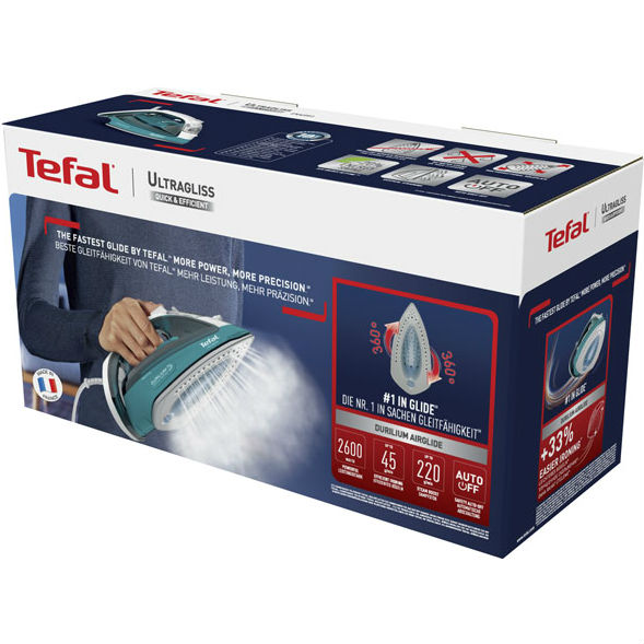 Праска TEFAL Ultragliss Anti-calc FV4991E0 Оснащення індикатор нагріву