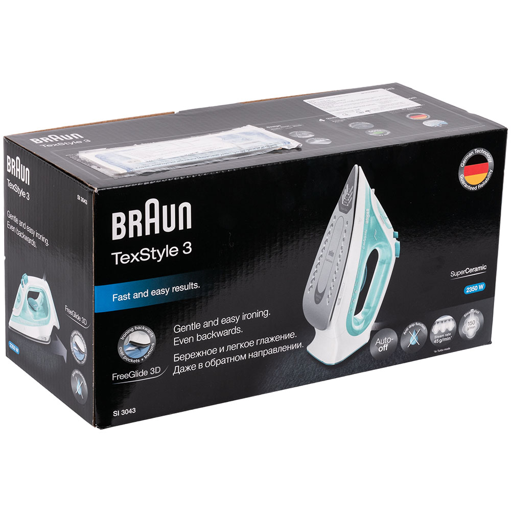 Внешний вид Утюг BRAUN SI3043GR