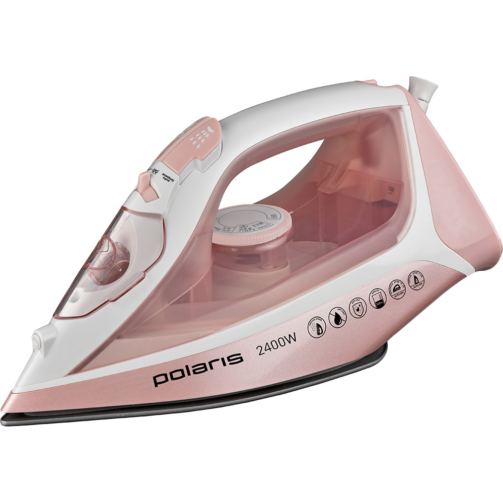 

Утюг POLARIS PIR 2497AK, PIR 2497AK 3m розовый/белый