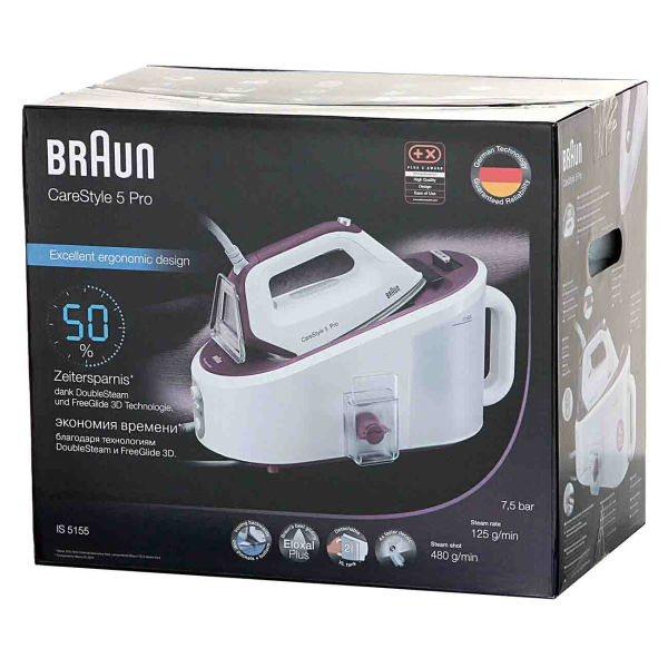 В Україні Праска з парогенератором BRAUN IS5155WH