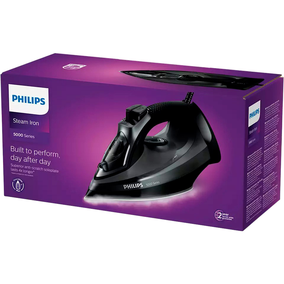 Утюг PHILIPS DST5040/80 Тип подошвы SteamGlide Plus