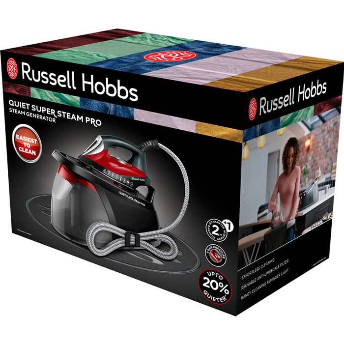 Утюг с парогенератором RUSSELL HOBBS 24460-56 Quiet Super Pro Мощность 2750