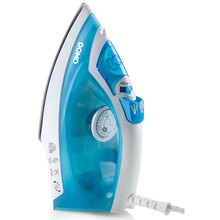 Праска DOMO Seam iron 1200W blue / white teflon sole