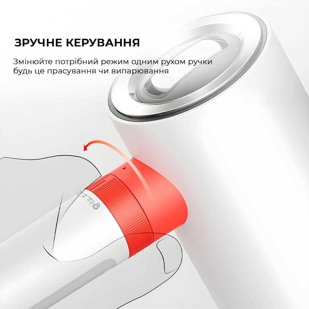 У Фокстрот Відпарювач DEERMA Garment Steamer 2-in-1 Міжнародна версія White (DEM-HS200)