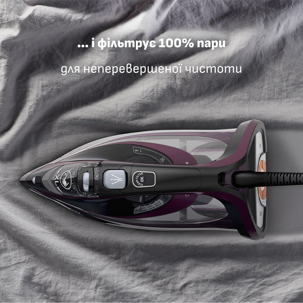 Утюг TEFAL ULTIMATE PURE FV9835E0 Покрытие подошвы керамика