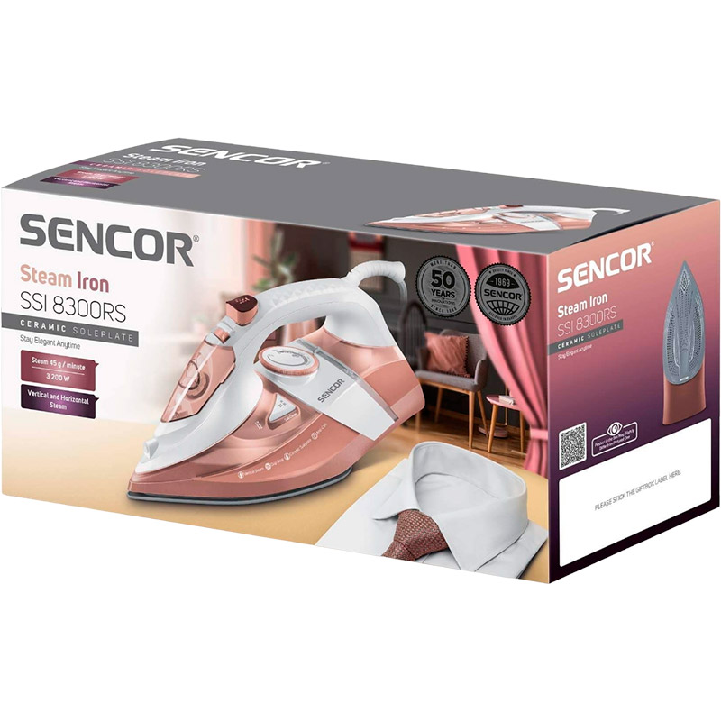 Огляд Праска SENCOR SSI8300RS