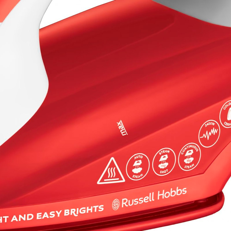 Утюг RUSSELL HOBBS Light&Easy Brights Apple Iron (26481-56/RH ) Покрытие подошвы керамика