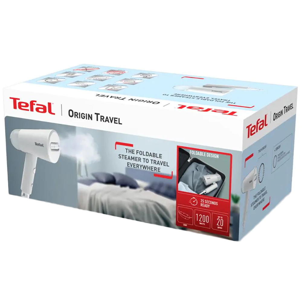 Відпарювач TEFAL Origin Travel DT1020E1 Режими постійний пар