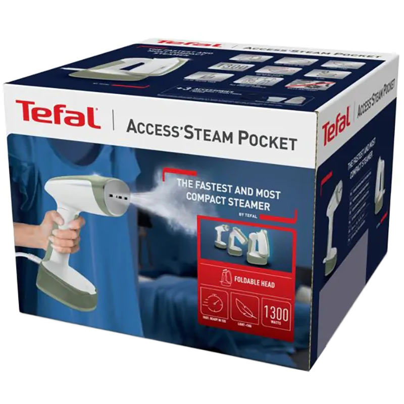 Відпарювач TEFAL Access'steam Pocket DT3053E1 Режими вертикальне відпарювання