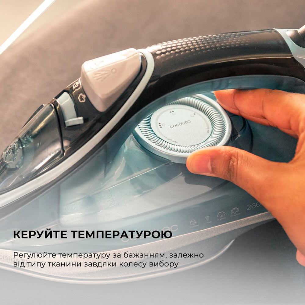 Праска CECOTEC IronHero 2600 Vital (CCTC-01870) Покриття підошви антипригарне