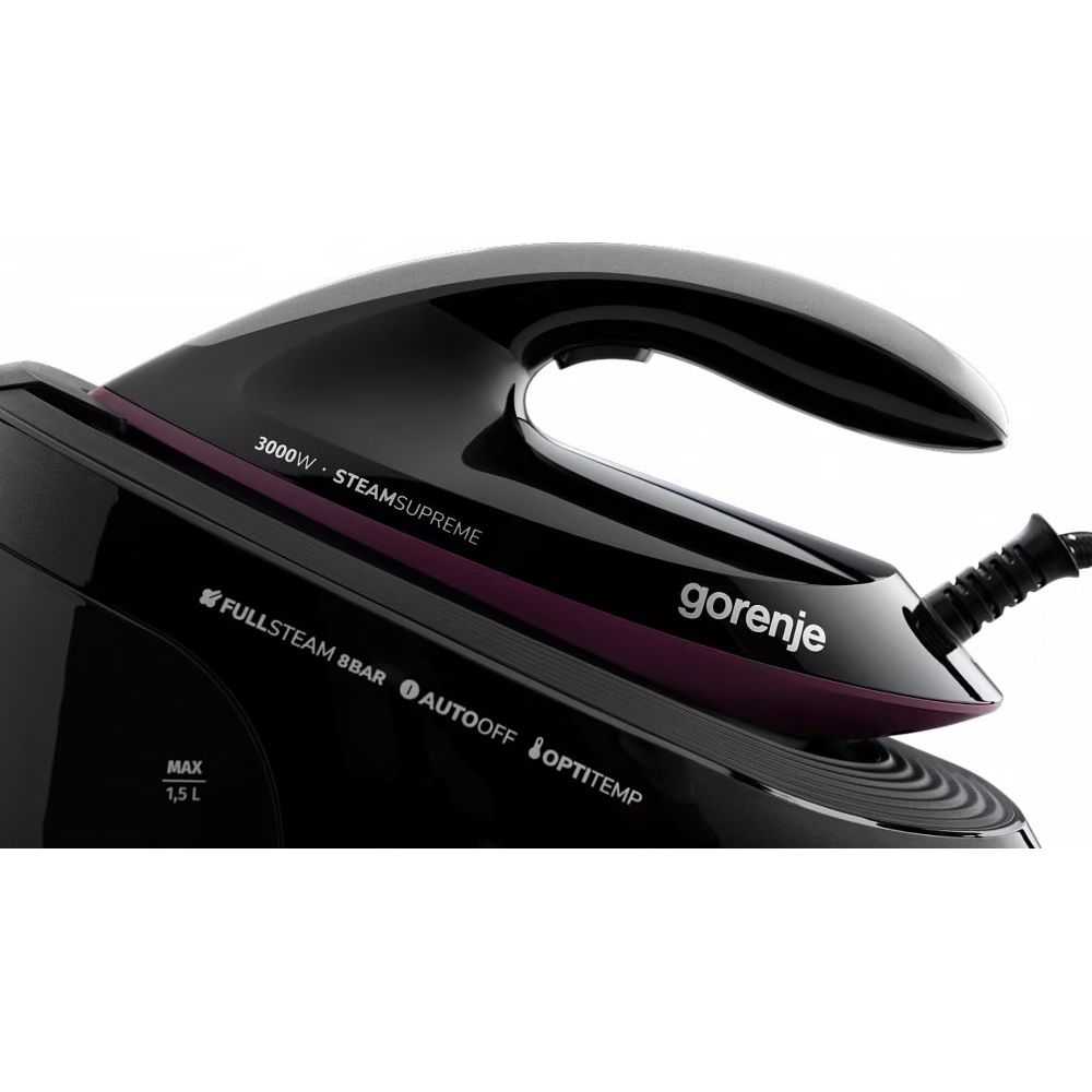 Зовнішній вигляд Праска з парогенератором GORENJE SGD3000BKV SUPREME