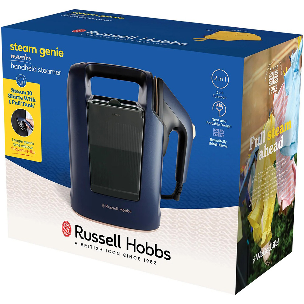 У Фокстрот Відпарювач RUSSELL HOBBS Steam Genie Maestro Handheld Steamer 27600-56