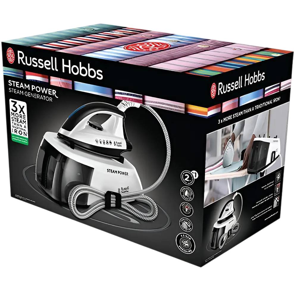 Утюг с парогенератором RUSSELL HOBBS 24420-56/RH Steam Power Generator Black Тип утюга утюг с парогенератором 