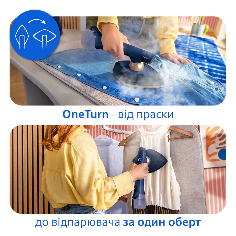 Отпариватель PHILIPS OneTurn GC215/20 Тип утюга отпариватель