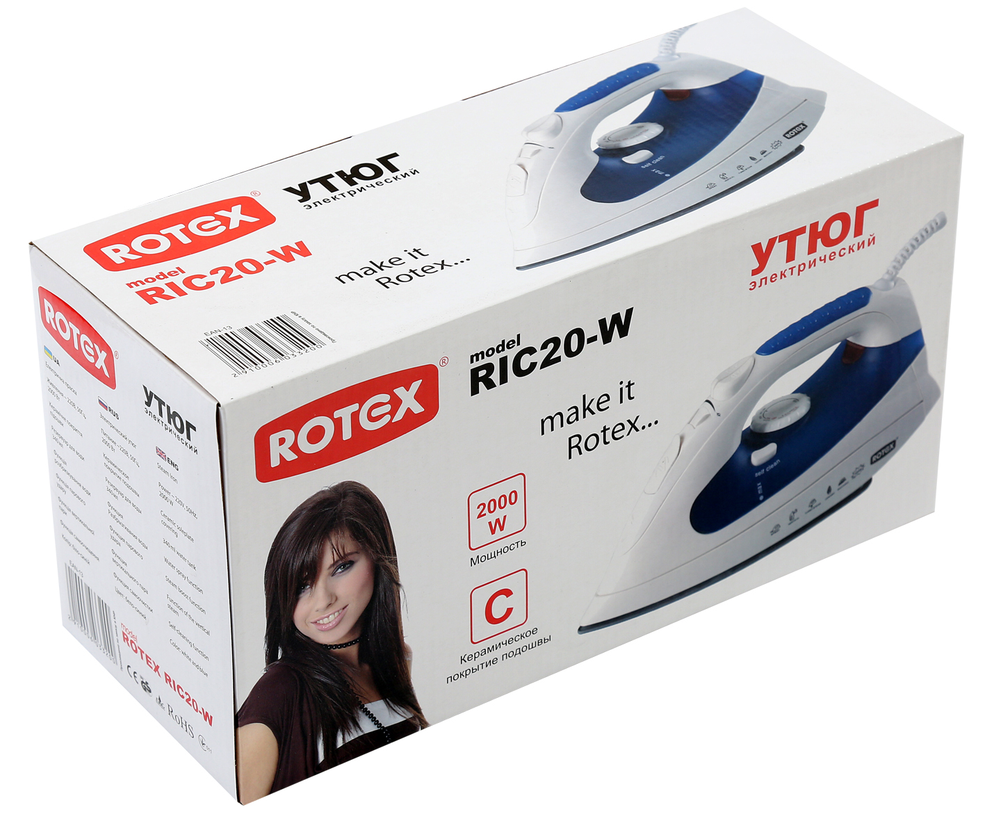 Праска ROTEX RIC20-W Тип праски звичайна