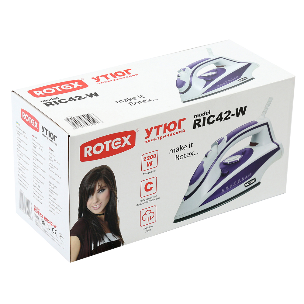 Праска ROTEX RIC 42-W Фіолетовий Тип праски звичайна