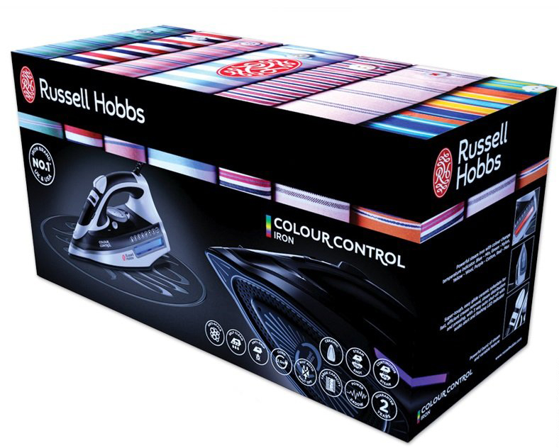 Праска RUSSELL HOBBS 19840-56 COLOUR CONTROL Покриття підошви кераміка