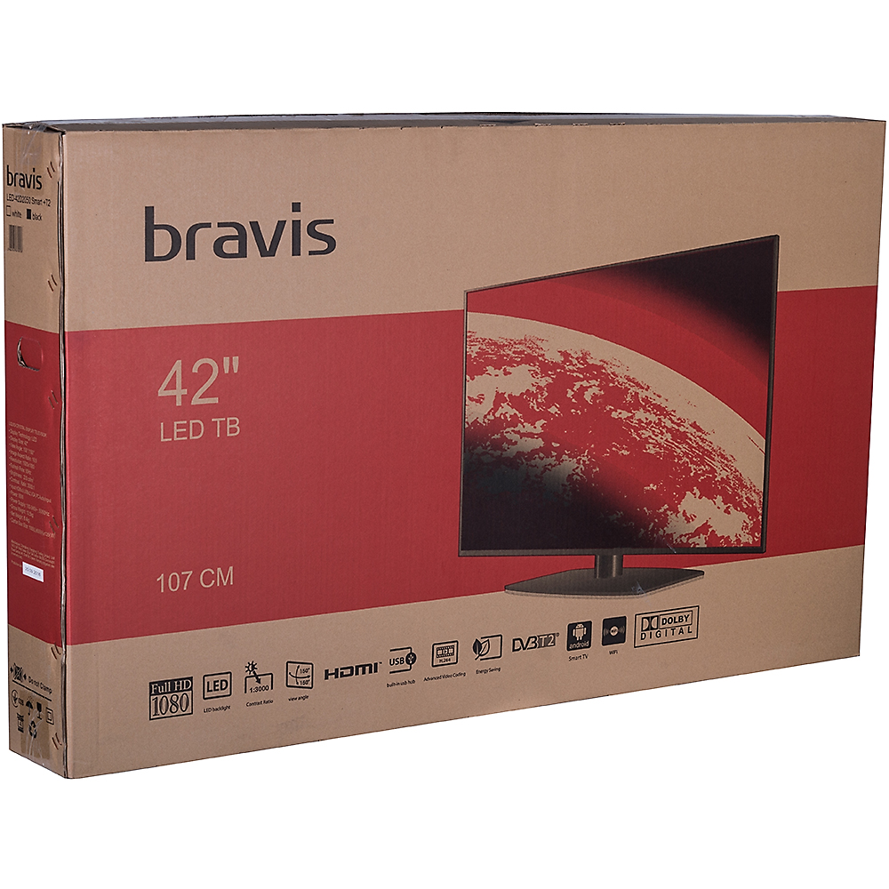 Замовити BRAVIS LED-42D2050 Smart +T2 black