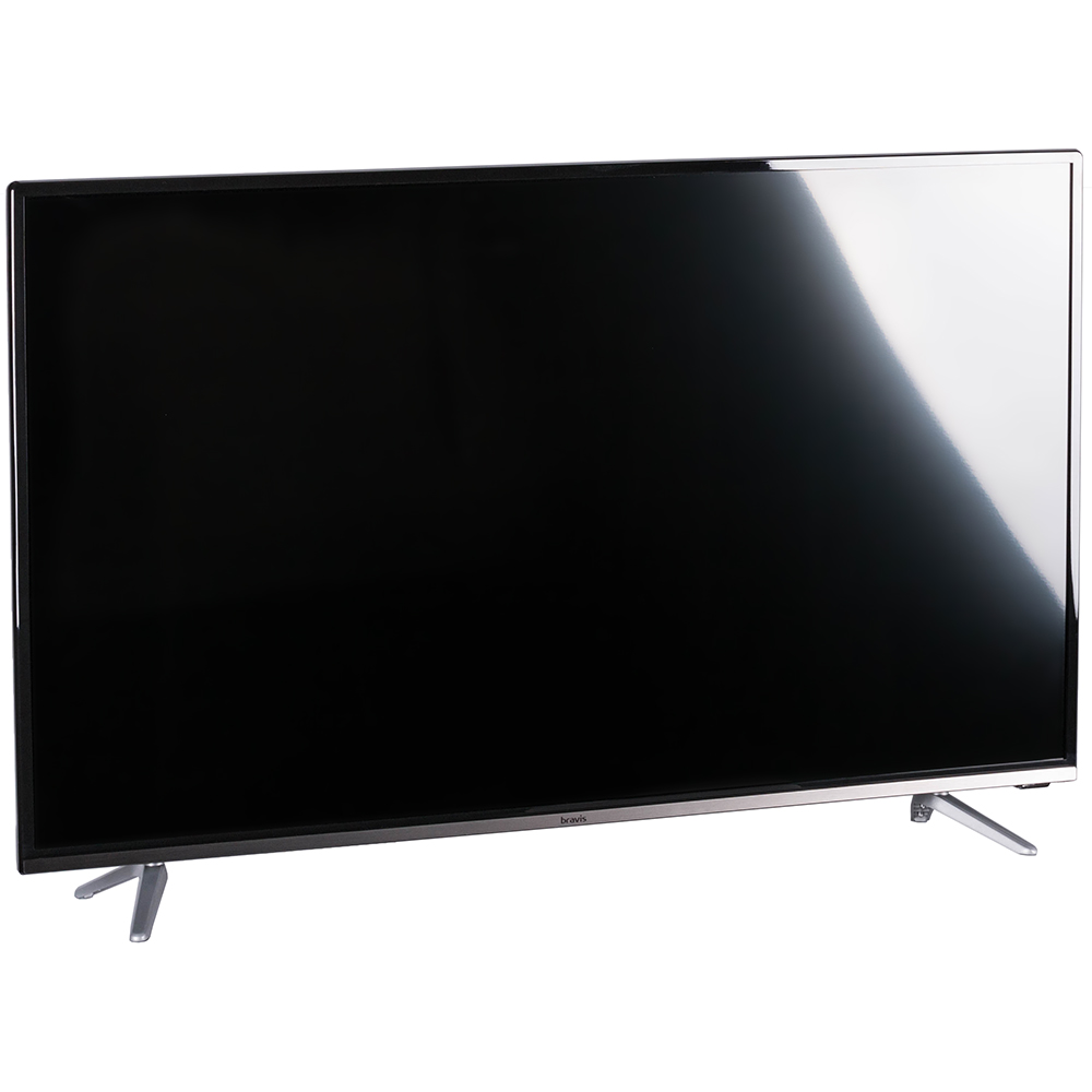 Телевізор BRAVIS UHD-45F6000 Smart +T2 black Діагональ 45" (114 см)