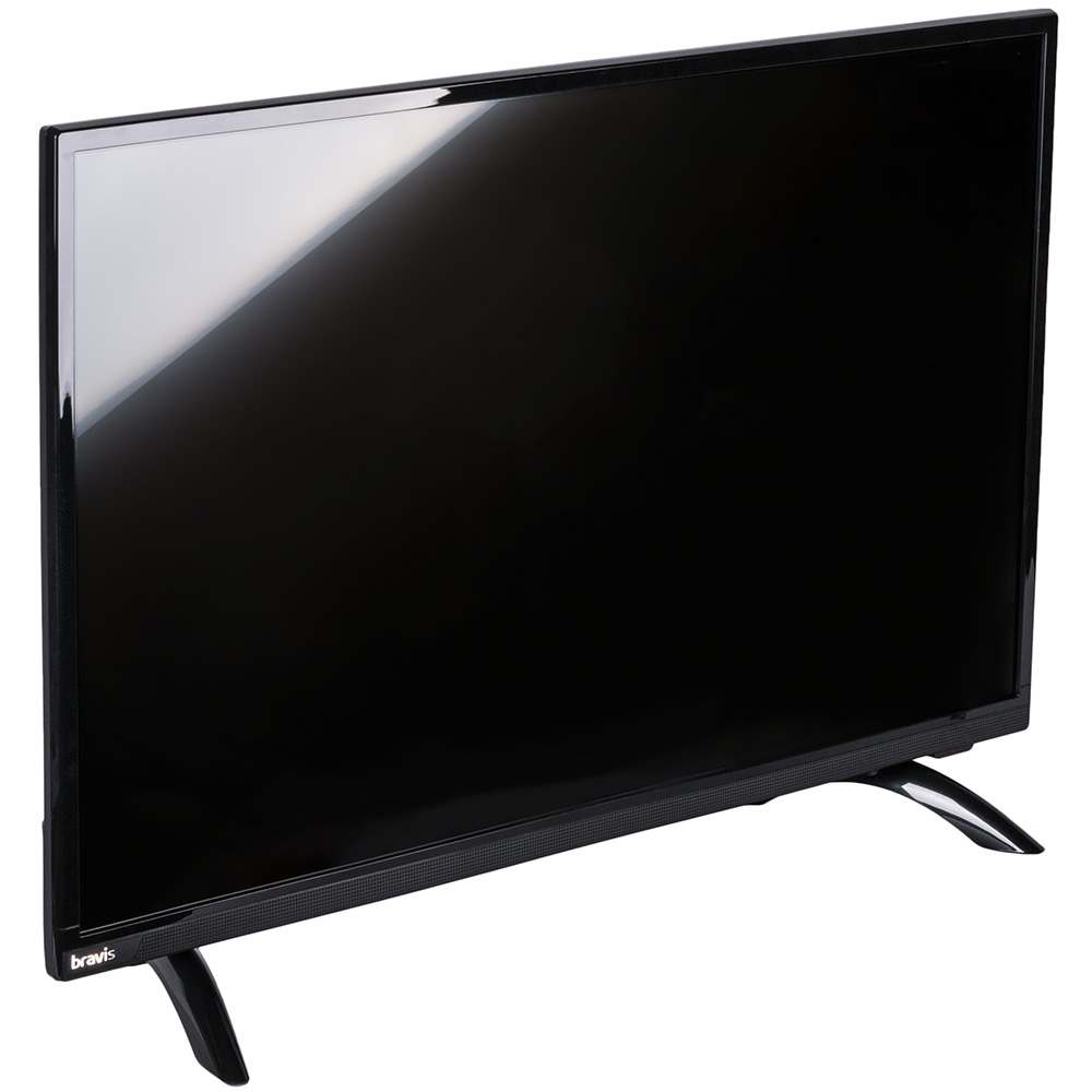 Телевізор BRAVIS LED-32E6001 + T2 black Діагональ 32" (81 см)