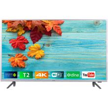 Телевизор BRAVIS UHD-43G7000 Smart + T2 silver