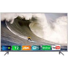 Телевизор BRAVIS UHD-55G7000 Smart + T2 silver