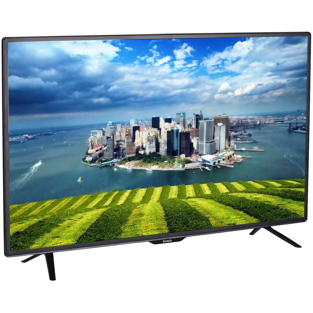 Телевізор BRAVIS LED-32E1800 Smart + T2 black Діагональ 32" (81 см)