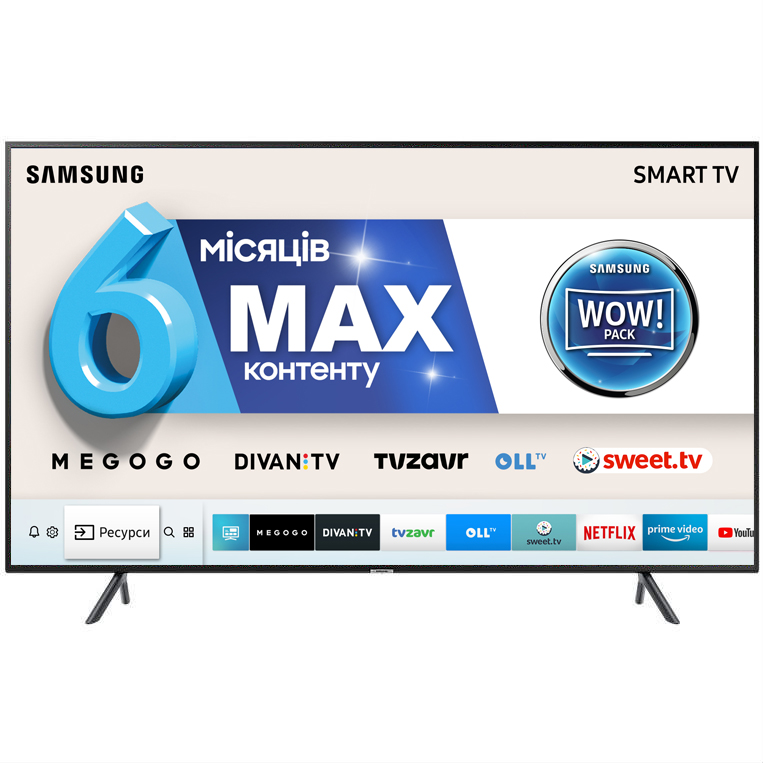 Телевізор SAMSUNG UE58NU7100UXUA Діагональ 58" (147 см)