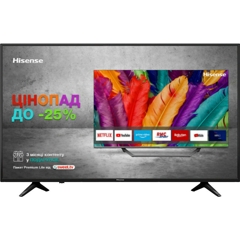 Телевізор HISENSE 55A6130UW Діагональ 55" (140 см)