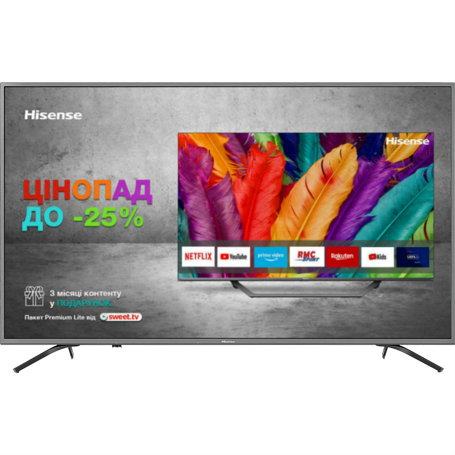 Телевизор HISENSE 55B7700UW Разрешение 3840 x 2160 (4K UHD)