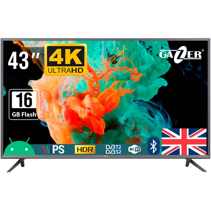 Телевізор GAZER TV43-US2G Телевізор GAZER TV43-US2G