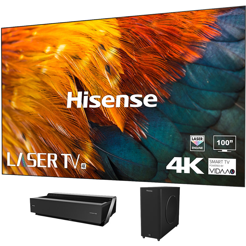 Лазерный телевизор HISENSE H100LDA Разрешение 3840 x 2160 (4K UHD)