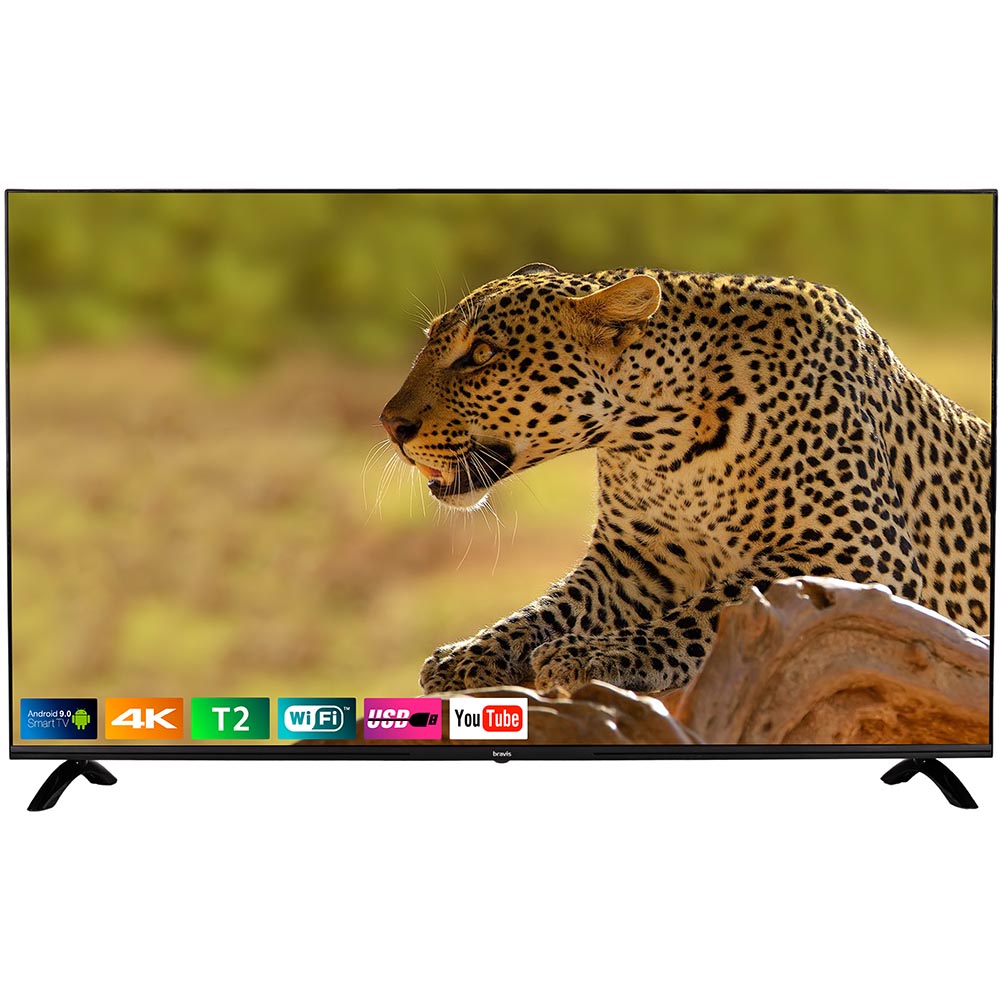 Телевизор BRAVIS UHD-50H7000 Smart + T2 Формат экрана широкоэкранный (16:9) 