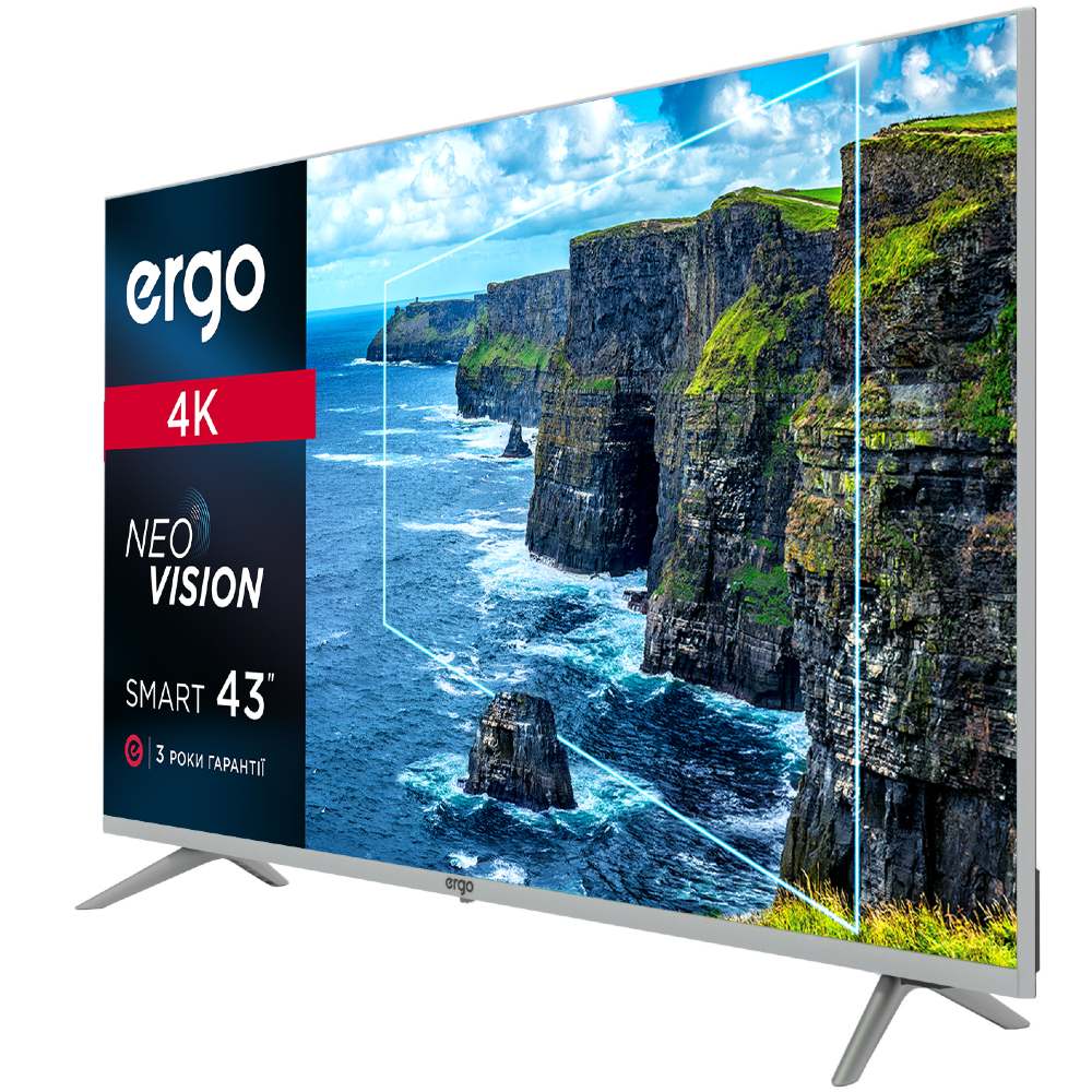 Телевізор ERGO 43DUS7000 Smart TV зі Smart TV