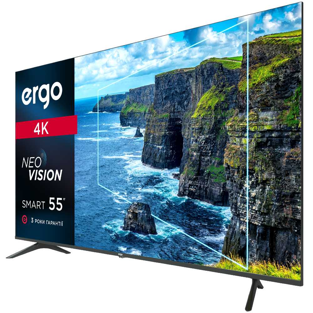 Телевізор ERGO 55DUS8000 Smart TV зі Smart TV