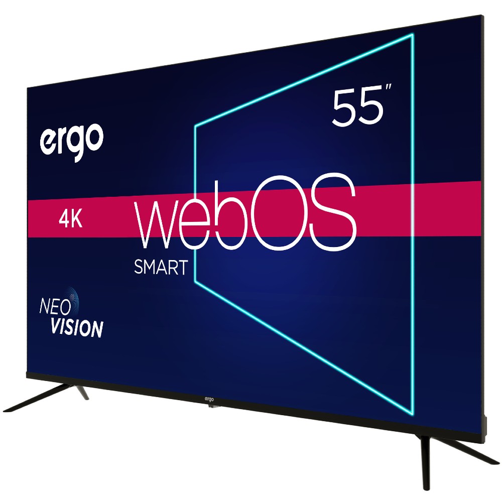 Телевізор ERGO 55WUS9000 Smart TV зі Smart TV