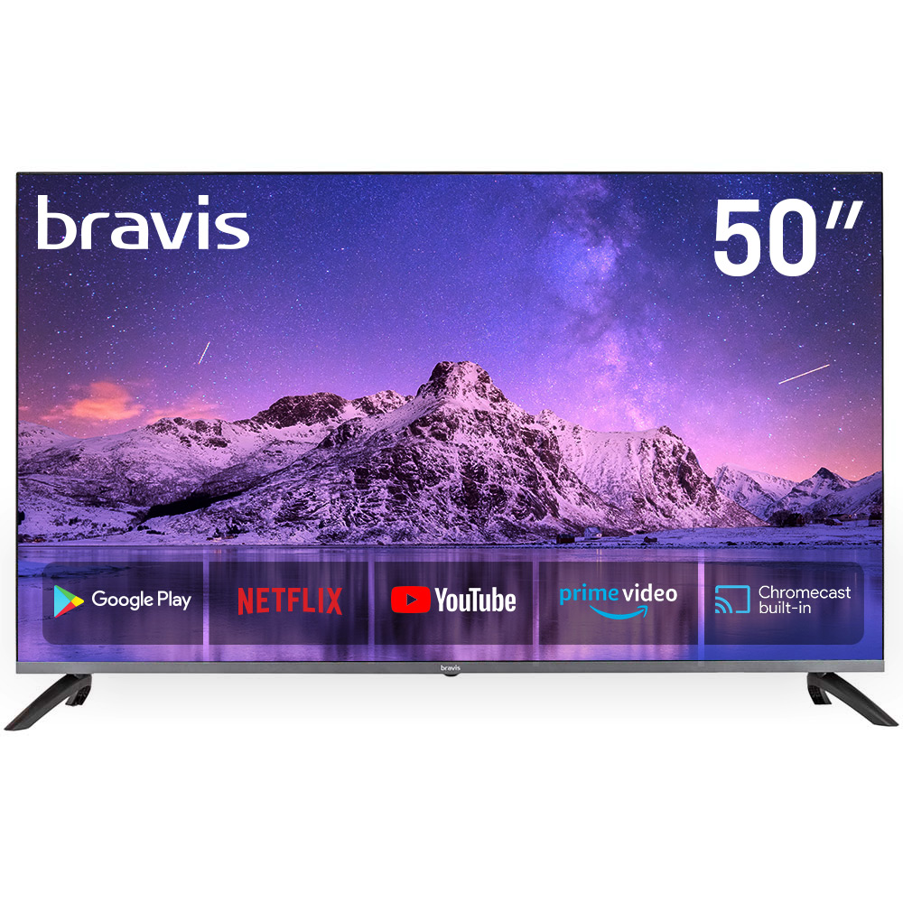 Телевизор BRAVIS UHD-50M8000 Smart + T2