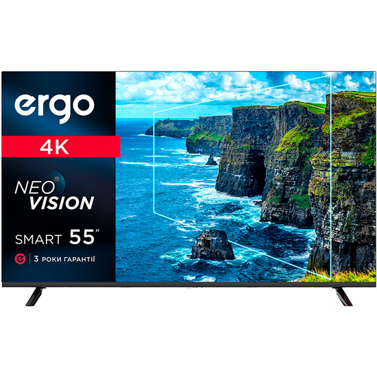 Телевізор ERGO 55DUS6000 Smart TV зі Smart TV