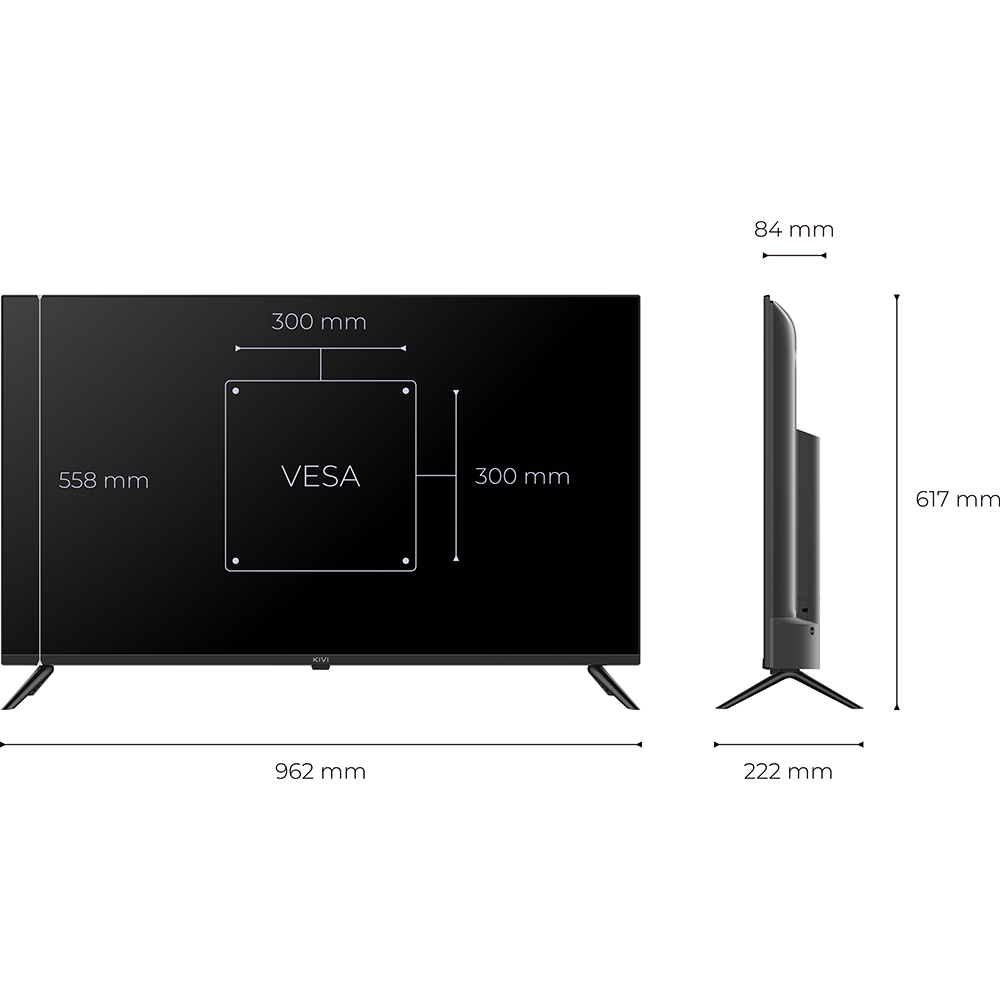 ТБ KIVI 43U740NB Smart TV зі Smart TV