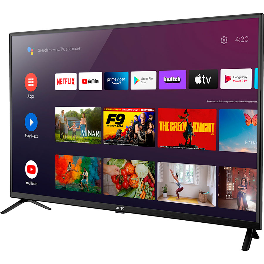 Телевізор ERGO 40GFS5500 Smart TV зі Smart TV