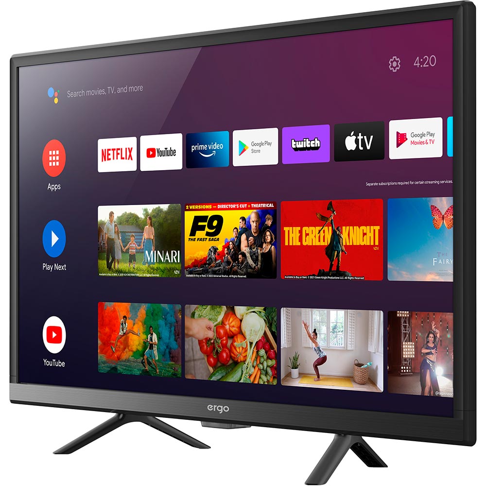 Телевізор ERGO 24GHS5500 Smart TV зі Smart TV