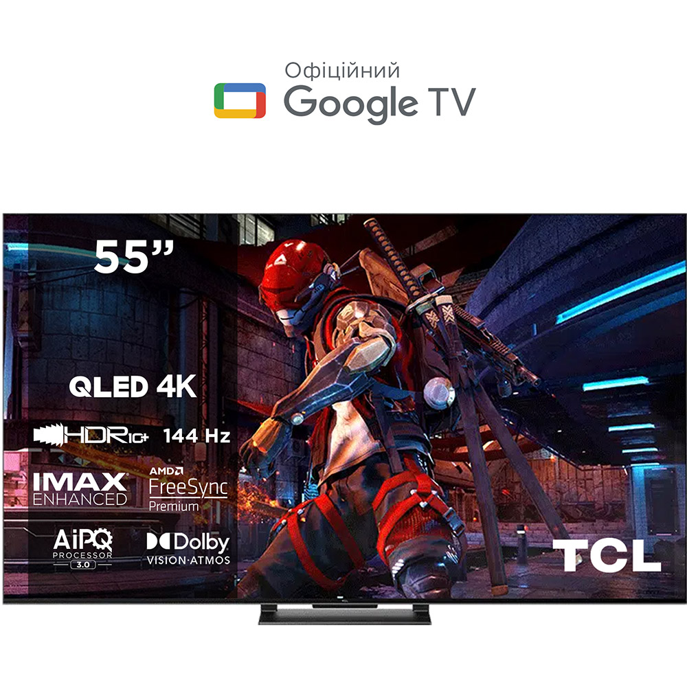 Телевизор TCL 55C745 Диагональ 54.6" (138 см)