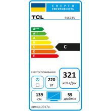 Телевизор TCL 55C745