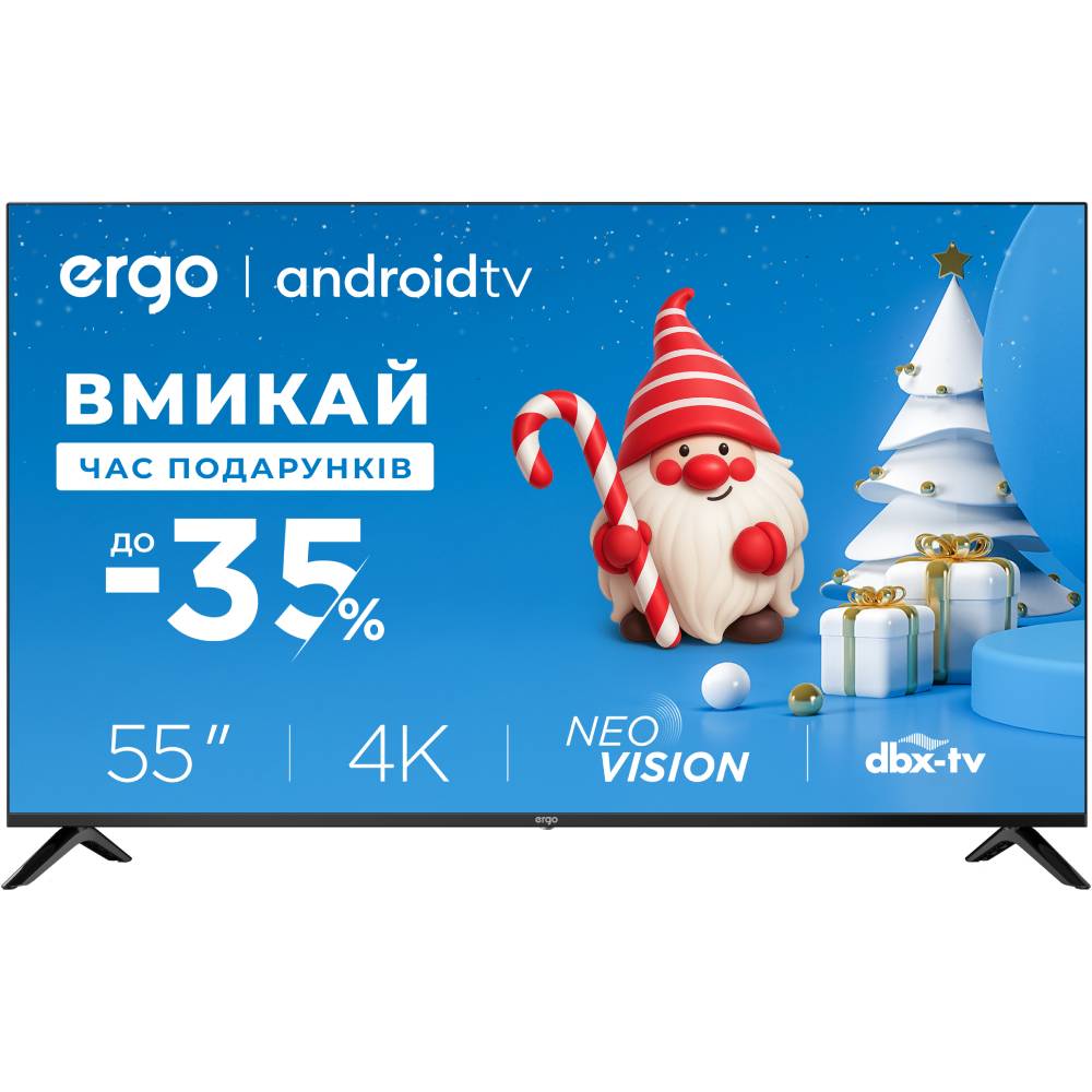 Телевизор ERGO 55GUS6500