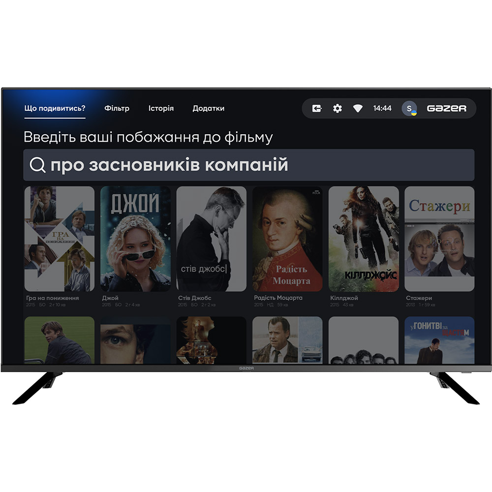 Телевізор GAZER TV55-UN1 Діагональ 55" (140 см)