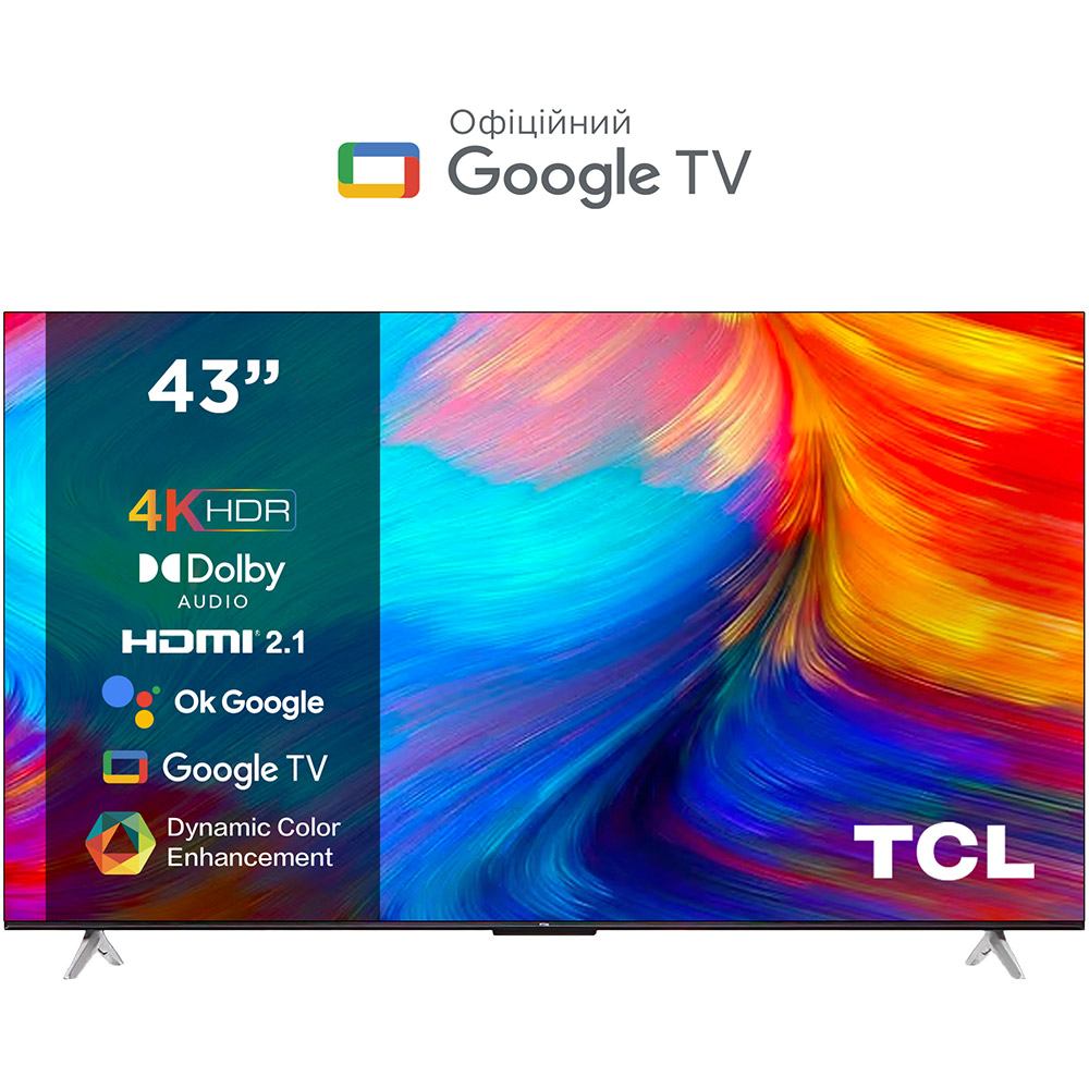 Телевизор TCL 43P639 - в интернет-магазине Фокстрот: цены, отзывы,  характеристики | купить в Киеве, Харькове, Днепропетровске, Одессе - Украина