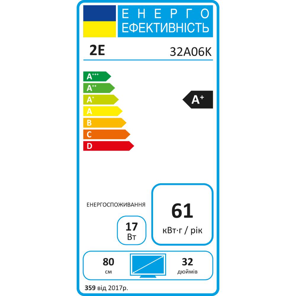 Обзор Телевизор 2E 32A06K (2E-32A06K)