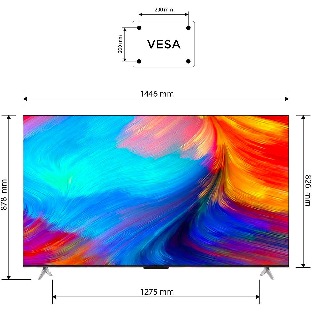 Телевизор TCL 65P639 Разрешение 3840 x 2160 (4K UHD)