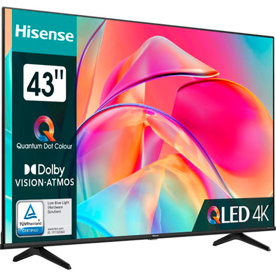 Телевізор HISENSE 43E7KQ Роздільна здатність 3840 x 2160 (4K UHD)